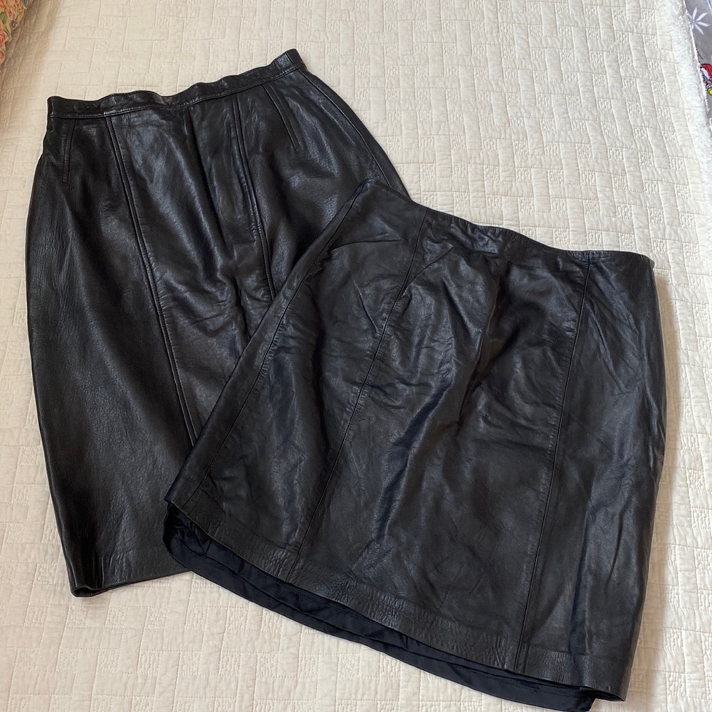 Ann Taylor Leather Skirt Bundle